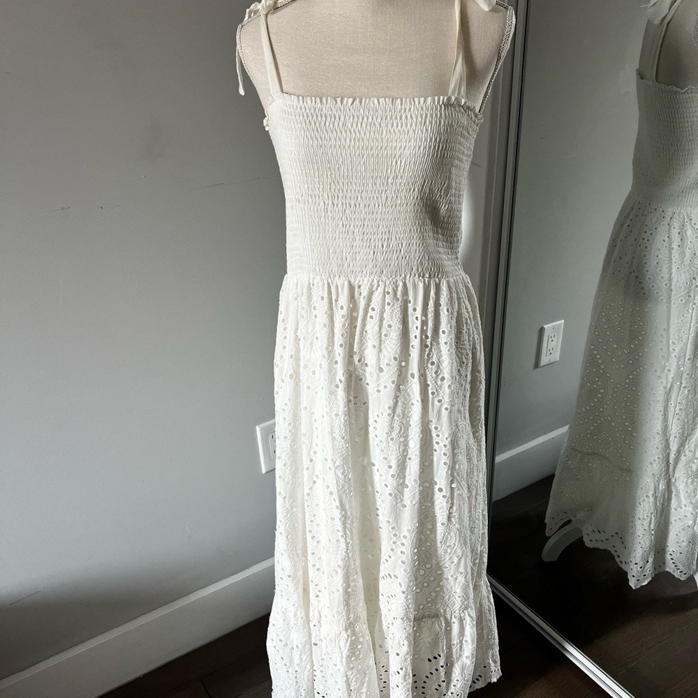VICI White Eyelet Dress